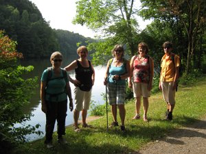 2013 Wanderung Stausee Biersdorf 27.07.2012